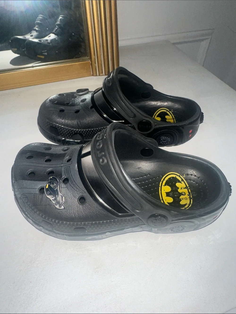 Crocs Kids Batman Batmobile Clogs Size 11 DC Comics Superhero